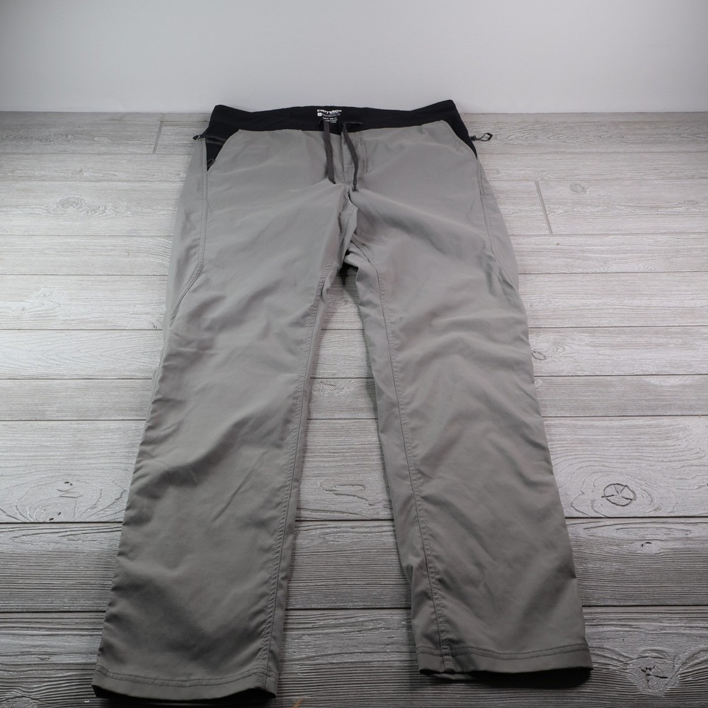 686 Everywhere Slim Technical Pants Men's 38x34 Grey Black Stretch